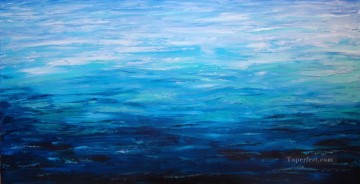 paisaje marino abstracto 050 Pinturas al óleo